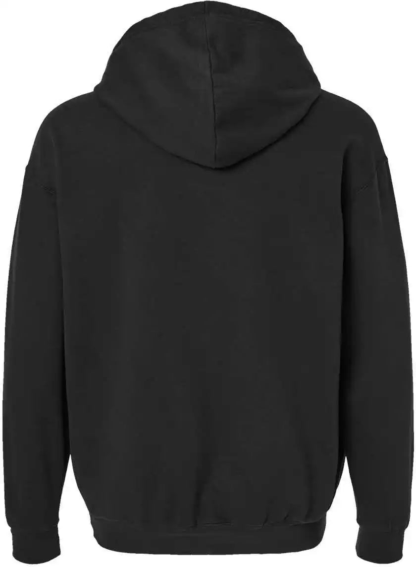Comfort Colors 1467 Garment Dyed Lightweight Fleece Hooded Sweatshirt Black