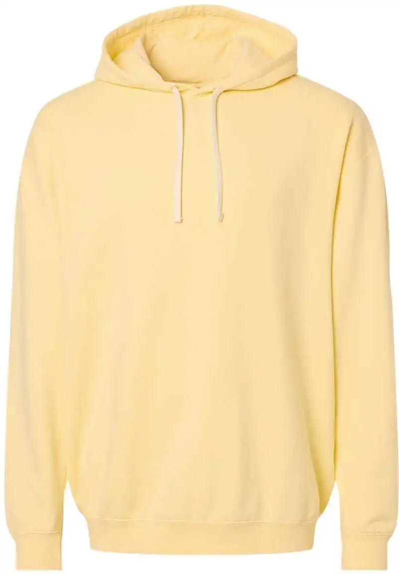 Comfort Colors 1467 Garment Dyed Lightweight Fleece Hooded Sweatshirt Butter