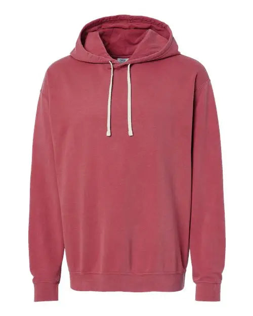 Comfort Colors 1467c Garment-dyed Lightweight Fleece Hooded Sweatshirt - 1467 - Crimson
