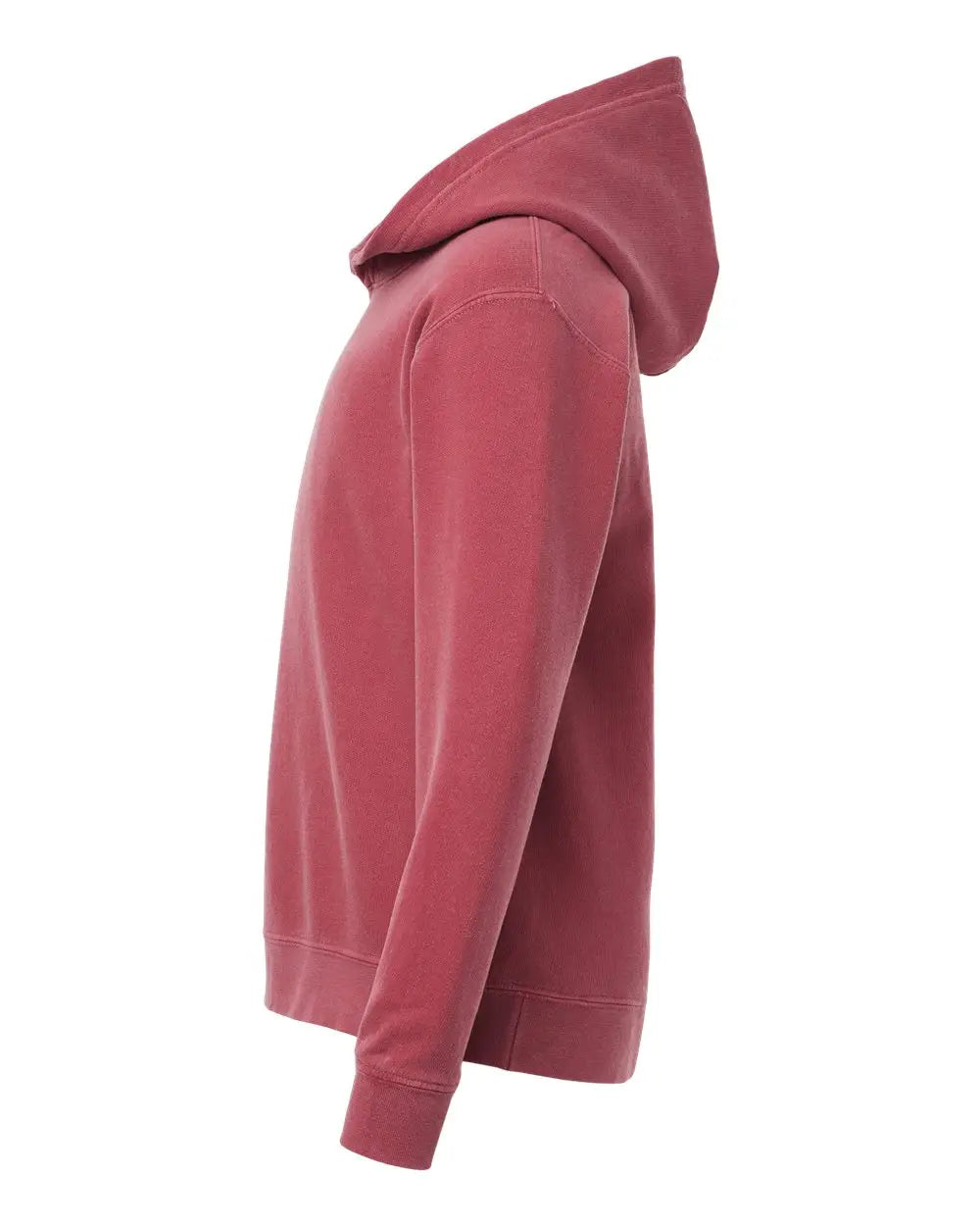 Comfort Colors 1467y Garment-dyed Youth Lightweight Fleece Hooded Sweatshirt - Crimson