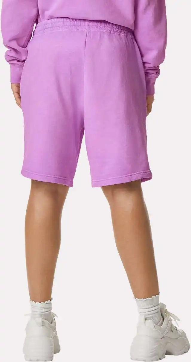 Comfort Colors 1468 Garment Dyed Lightweight Fleece Sweat Shorts Neon Violet