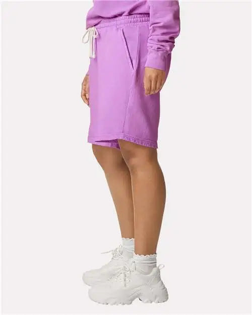 Comfort Colors 1468c Garment-dyed Lightweight Fleece Sweat Shorts - 1468 - Neon Violet
