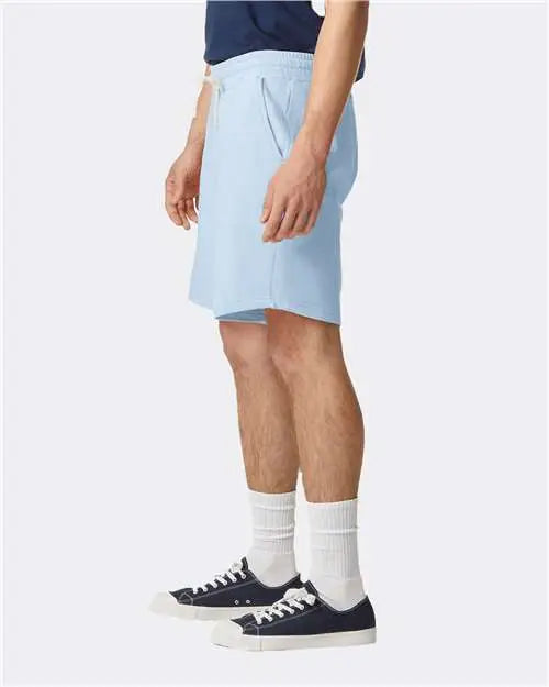 Comfort Colors 1468c Garment-dyed Lightweight Fleece Sweat Shorts - 1468 - Hydrangea