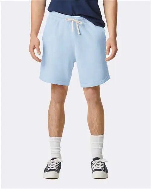 Comfort Colors 1468c Garment-dyed Lightweight Fleece Sweat Shorts - 1468 - Hydrangea