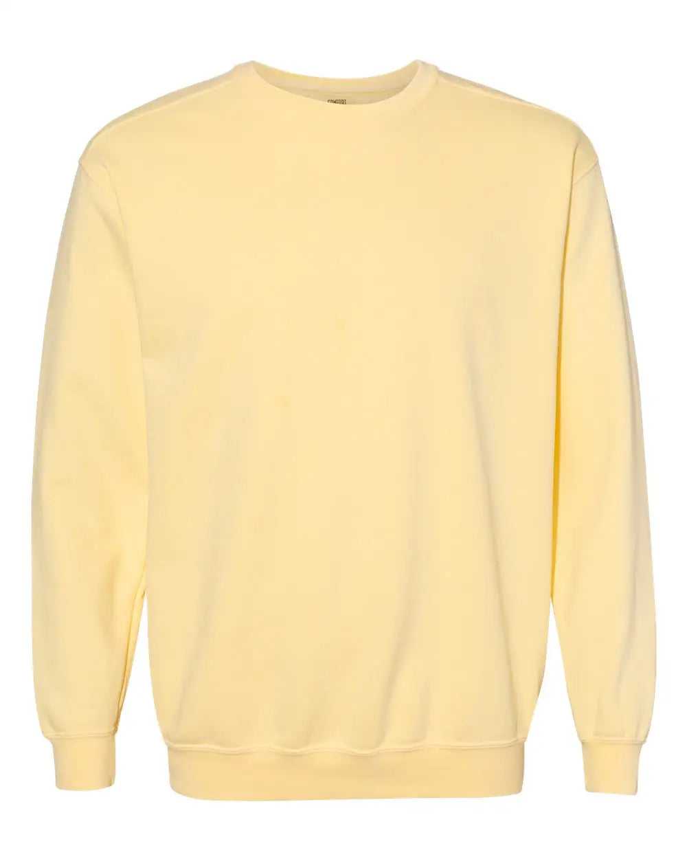 Comfort Colors 1566 Garment-dyed Sweatshirt - Butter - Yellow / s