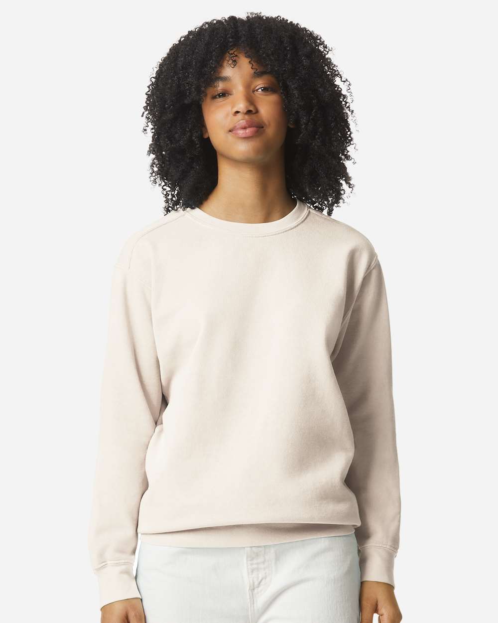 Comfort Colors 1566 Garment-dyed Sweatshirt - Ivory