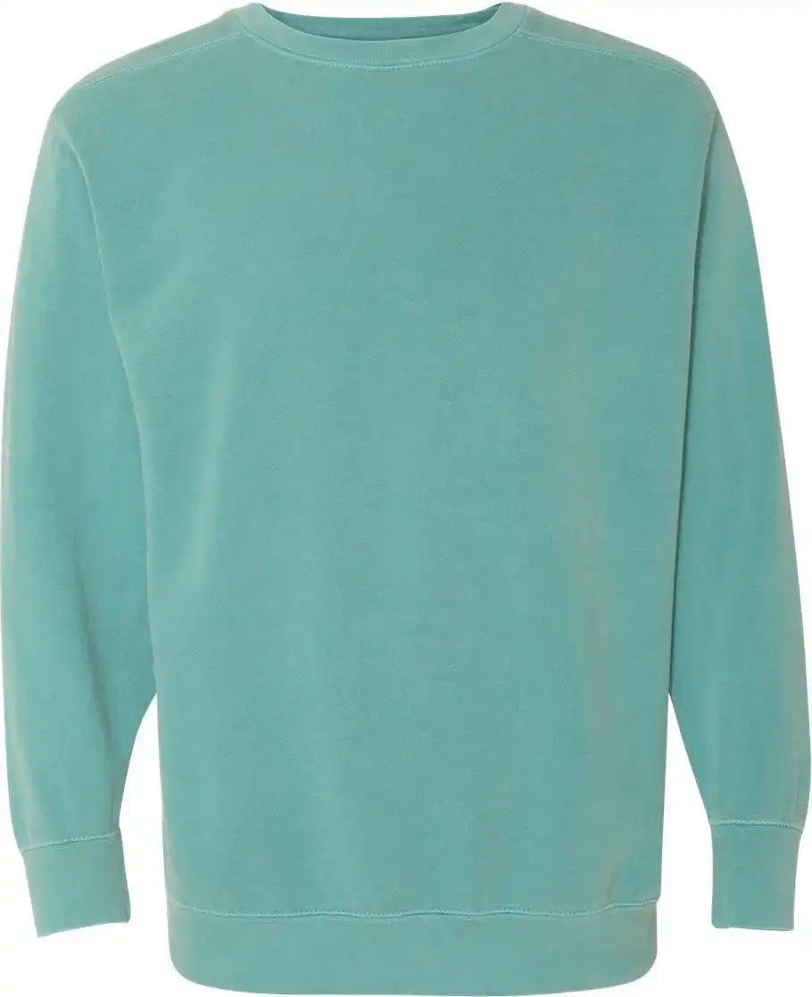 Comfort Colors 1566 Garment-dyed Sweatshirt - Seafoam - s