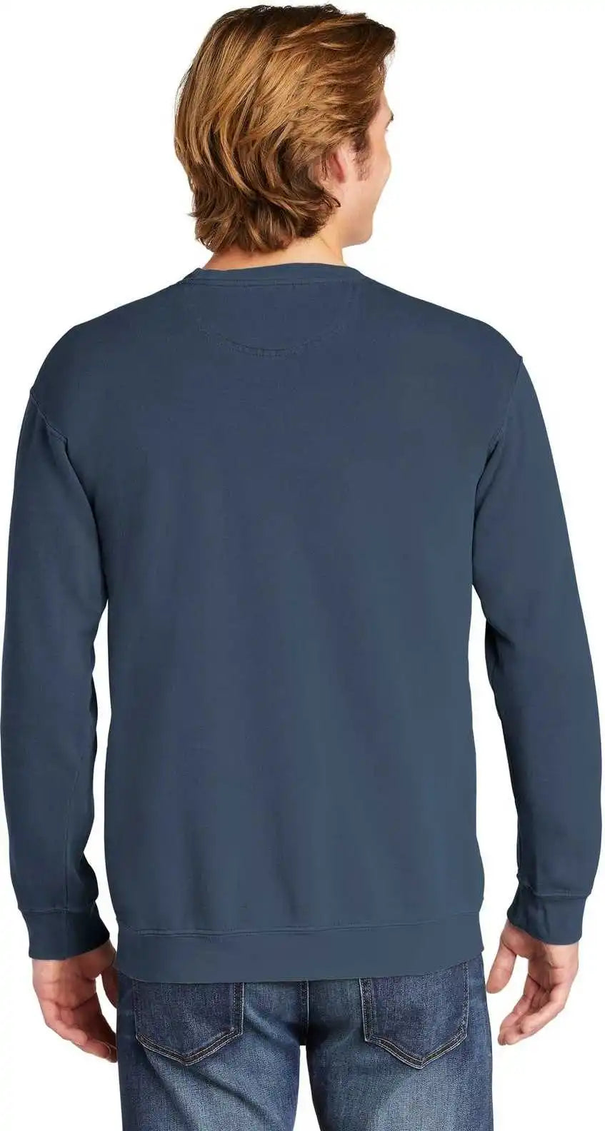 Comfort Colors 1566 Ring Spun Crewneck Sweatshirt Blue Jean