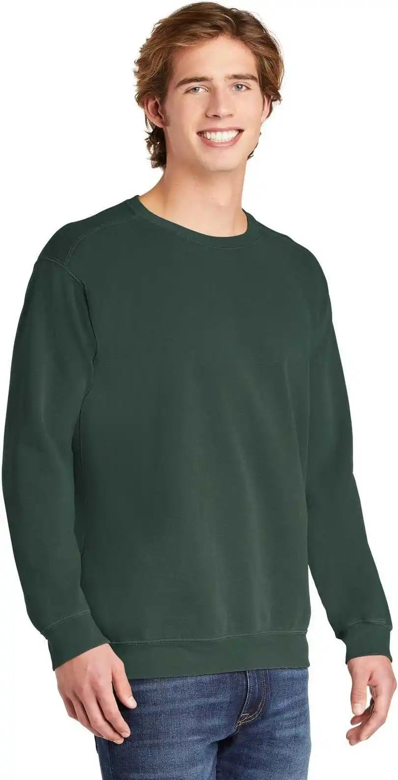 Comfort Colors 1566 Ring Spun Crewneck Sweatshirt Blue Spruce