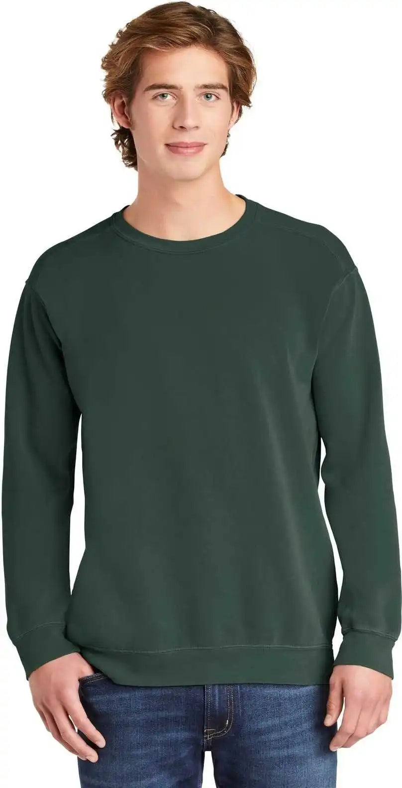Comfort Colors 1566 Ring Spun Crewneck Sweatshirt Blue Spruce