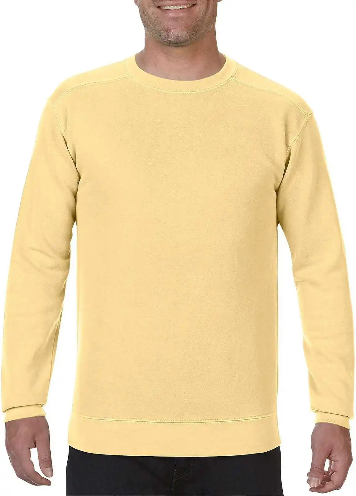Comfort Colors 1566 Ring Spun Crewneck Sweatshirt - Butter