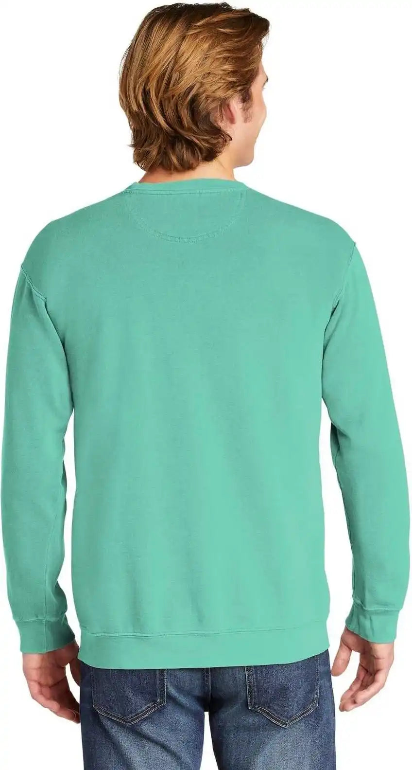 Comfort Colors 1566 Ring Spun Crewneck Sweatshirt - Chalky Mint