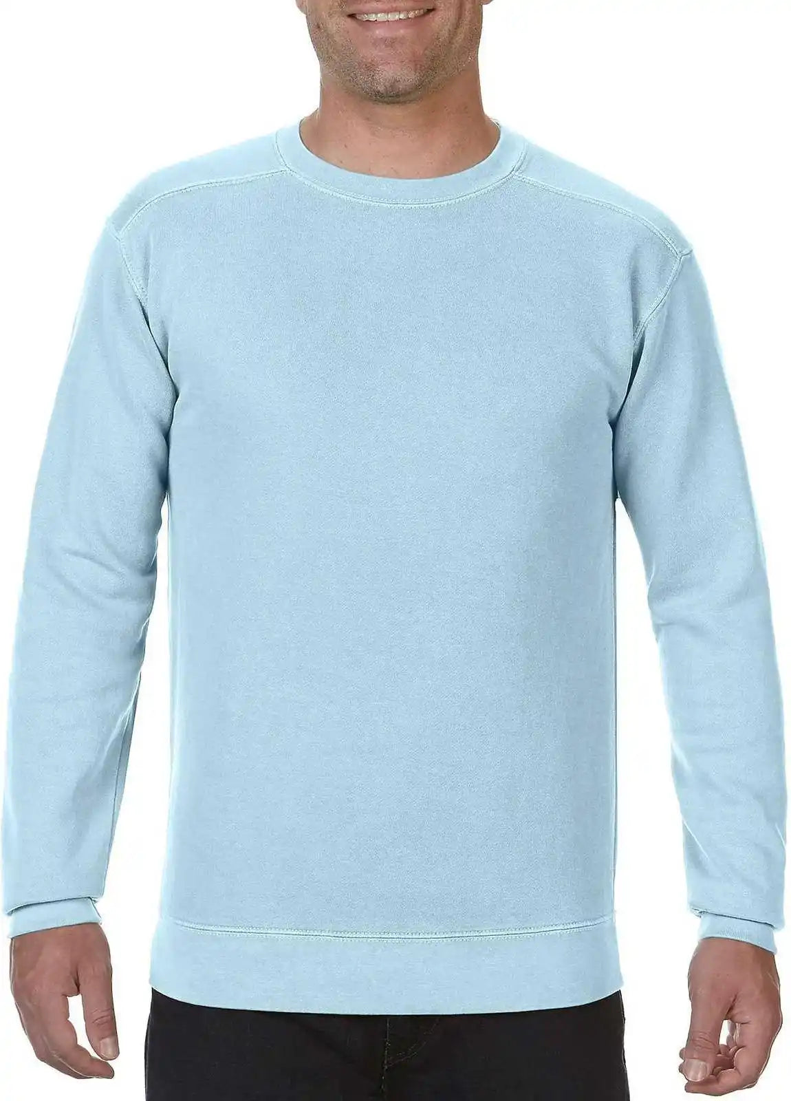 Comfort Colors 1566 Ring Spun Crewneck Sweatshirt Chambray