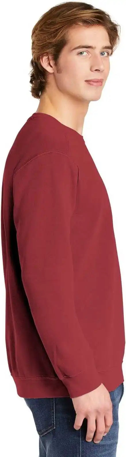 Comfort Colors 1566 Ring Spun Crewneck Sweatshirt Crimson