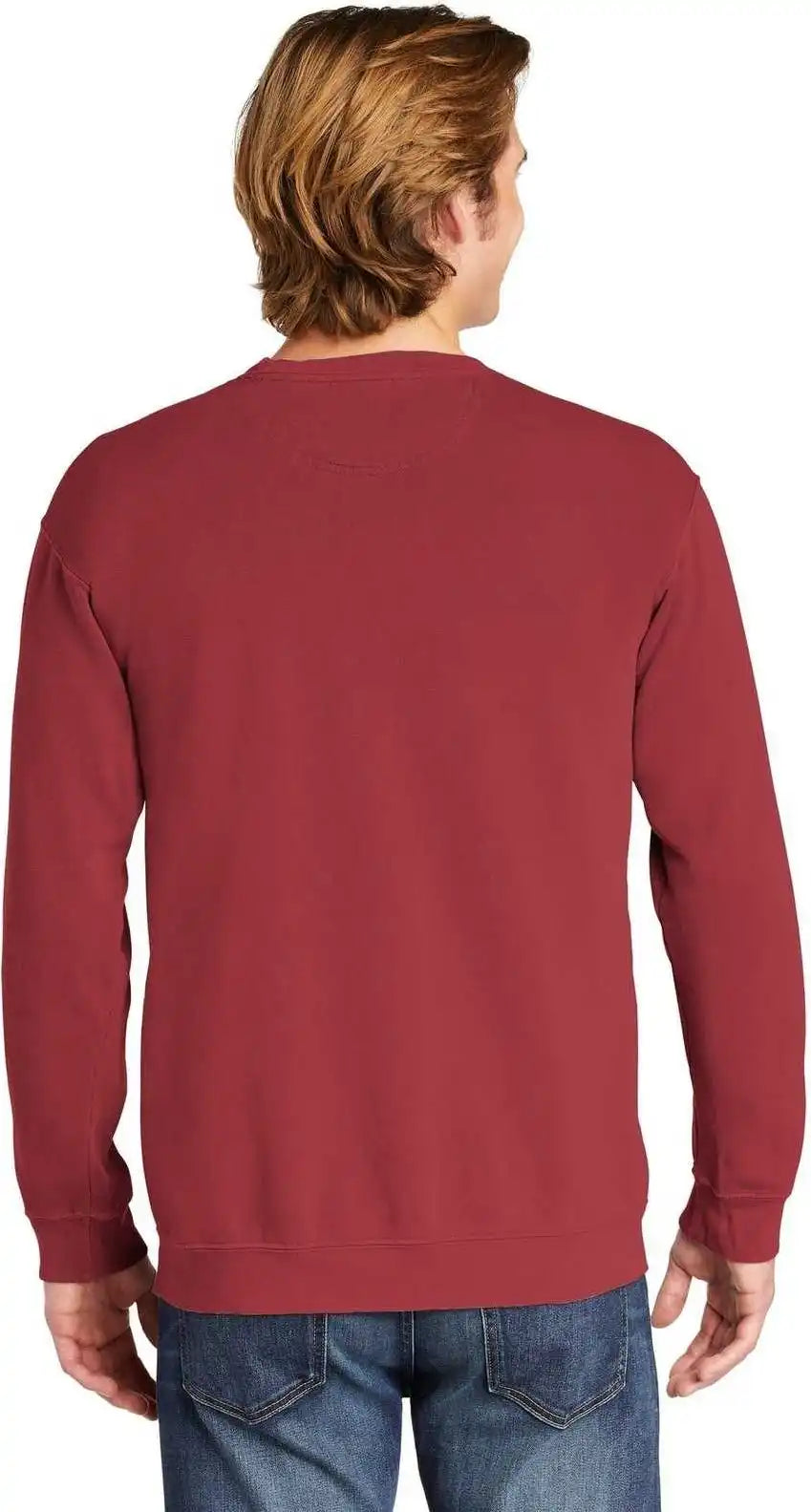 Comfort Colors 1566 Ring Spun Crewneck Sweatshirt Crimson