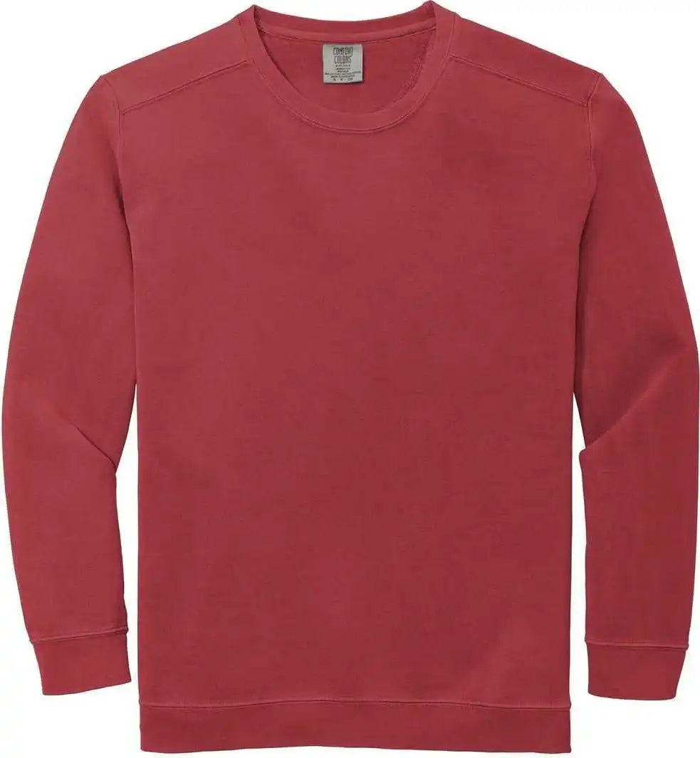 Comfort Colors 1566 Ring Spun Crewneck Sweatshirt Crimson