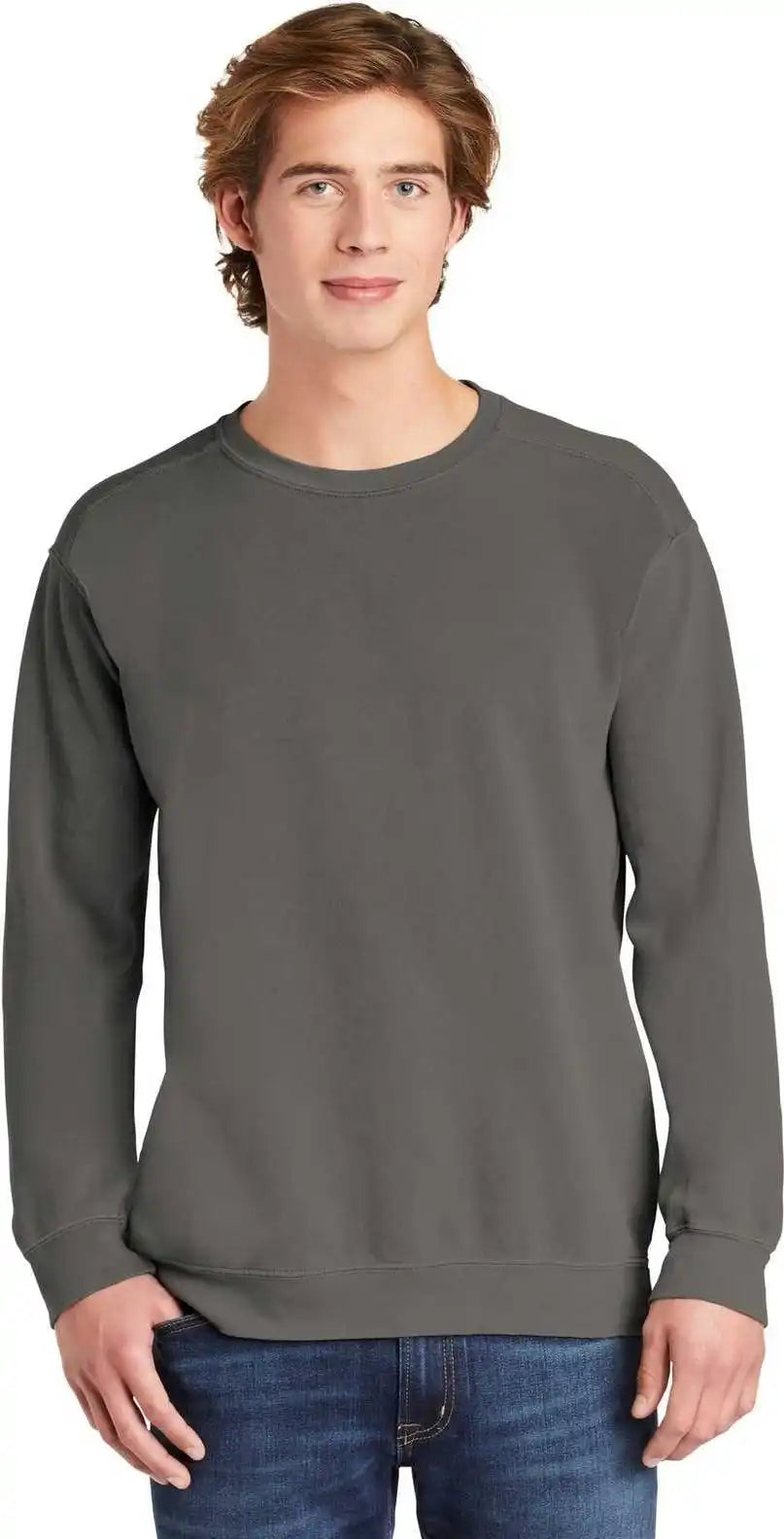 Comfort Colors 1566 Ring Spun Crewneck Sweatshirt Gray