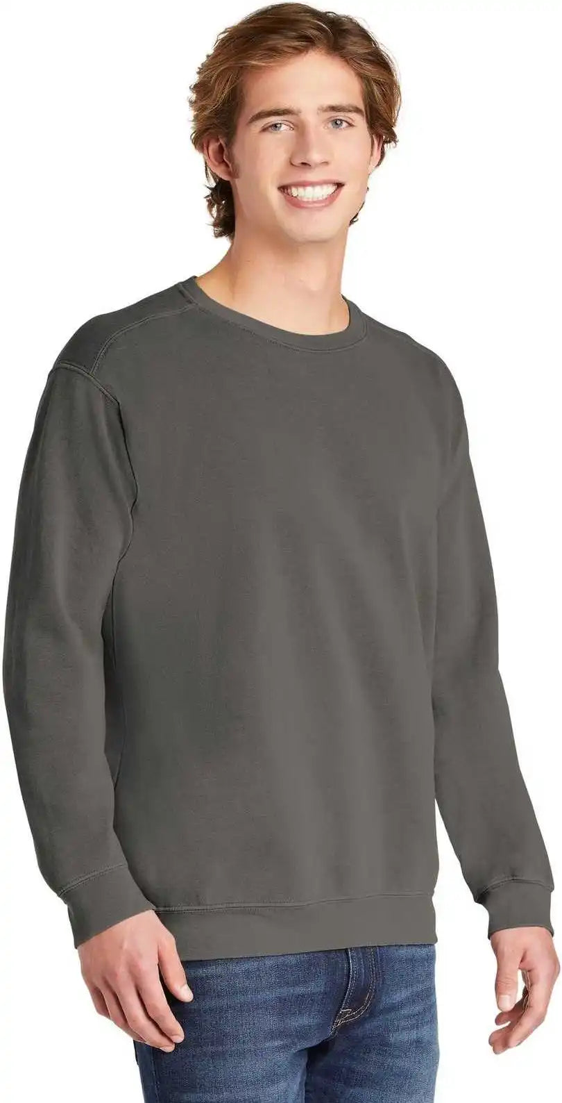 Comfort Colors 1566 Ring Spun Crewneck Sweatshirt Gray