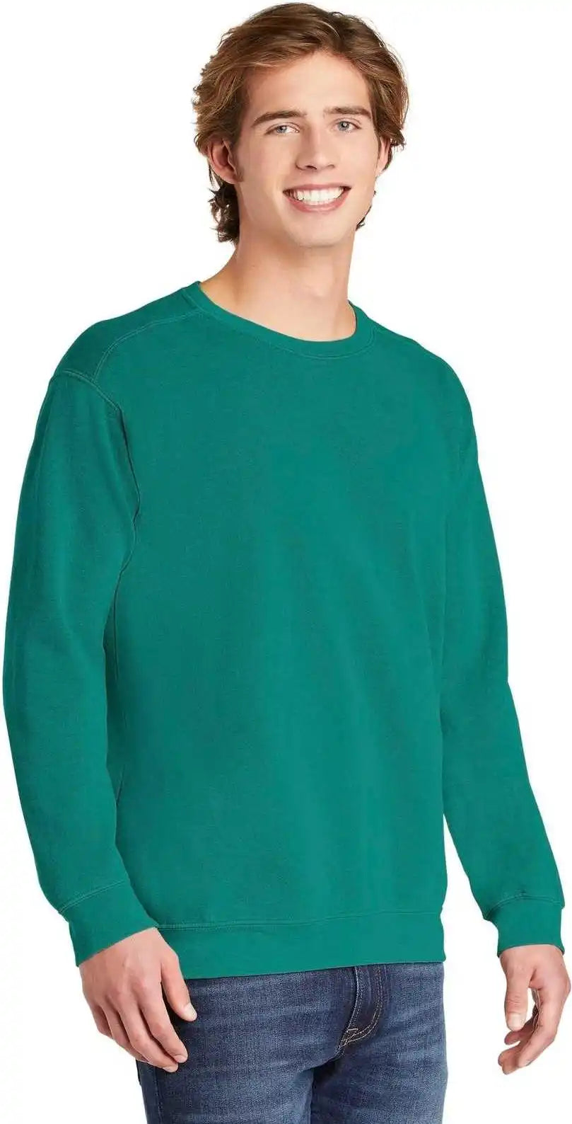 Comfort Colors 1566 Ring Spun Crewneck Sweatshirt Seafoam