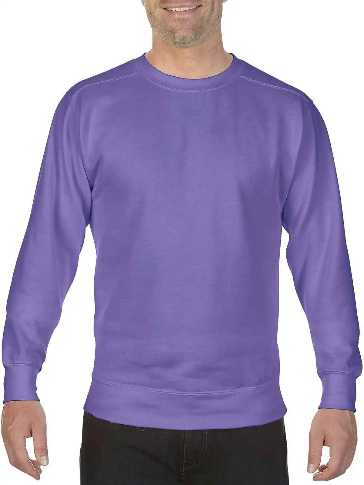Comfort Colors 1566 Ring Spun Crewneck Sweatshirt Violet