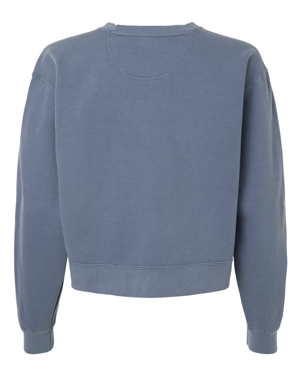 Comfort Colors 1566l Women’s Garment-dyed Mid-length Crewneck Sweatshirt - Blue Jean