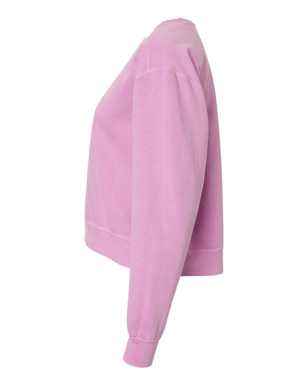 Comfort Colors 1566l Women’s Garment-dyed Mid-length Crewneck Sweatshirt - Rose Quartz