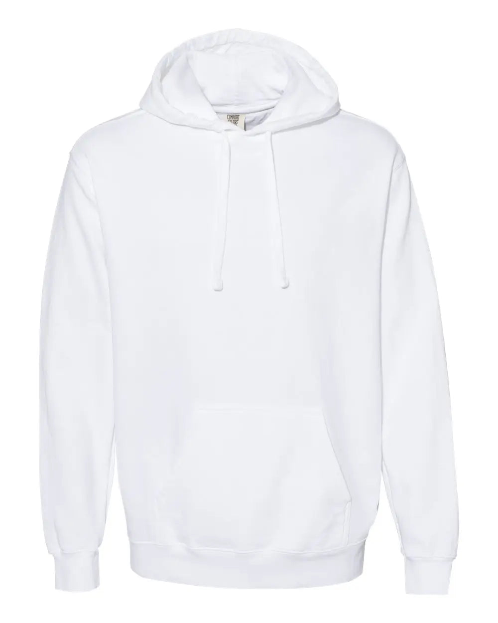 Comfort Colors 1567 Garment-dyed Hooded Sweatshirt - White