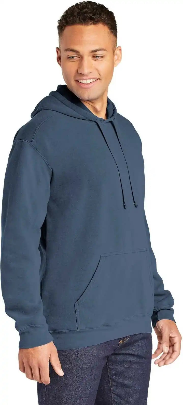 Comfort Colors 1567 Ring Spun Hooded Sweatshirt - Blue Jean