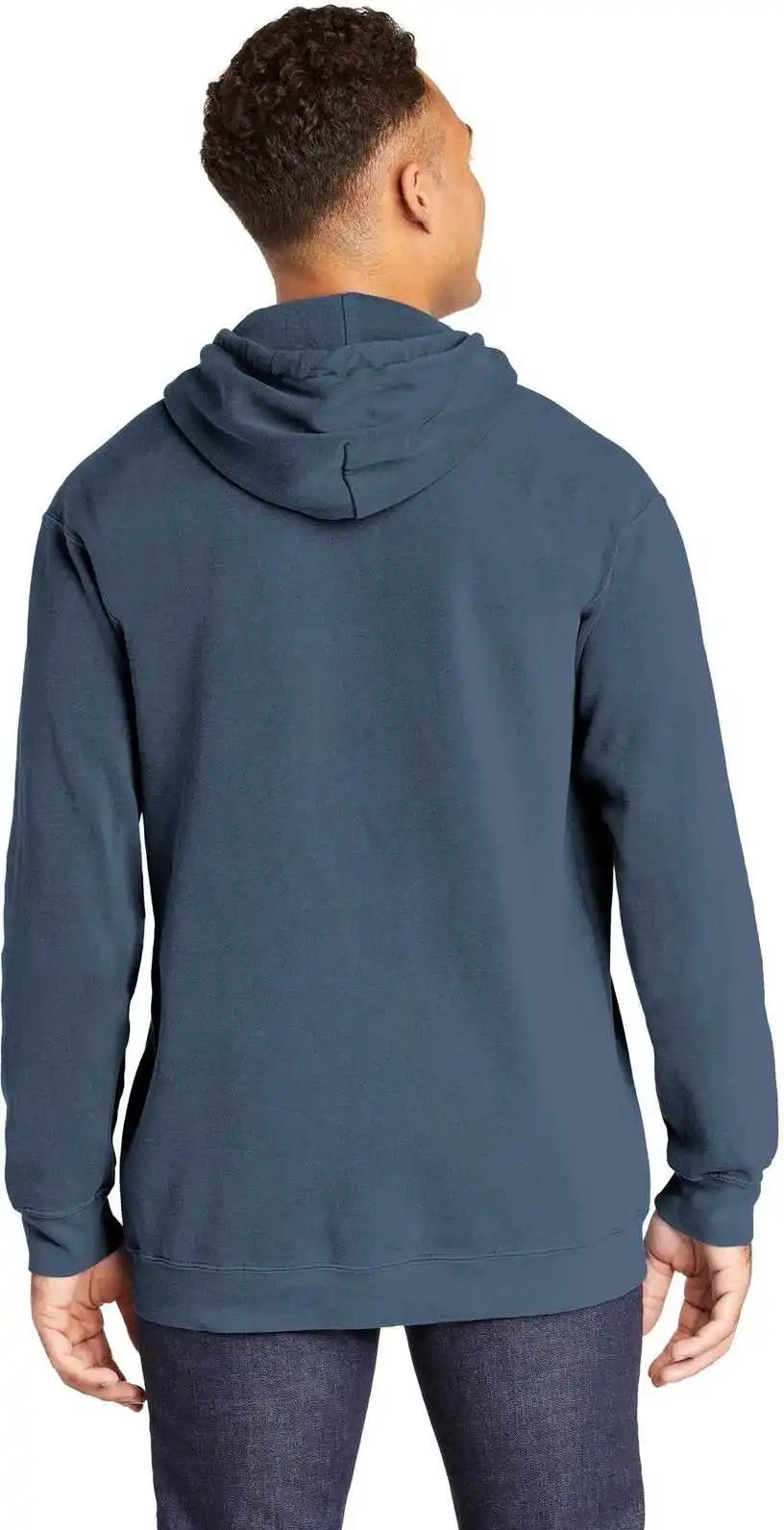 Comfort Colors 1567 Ring Spun Hooded Sweatshirt - Blue Jean