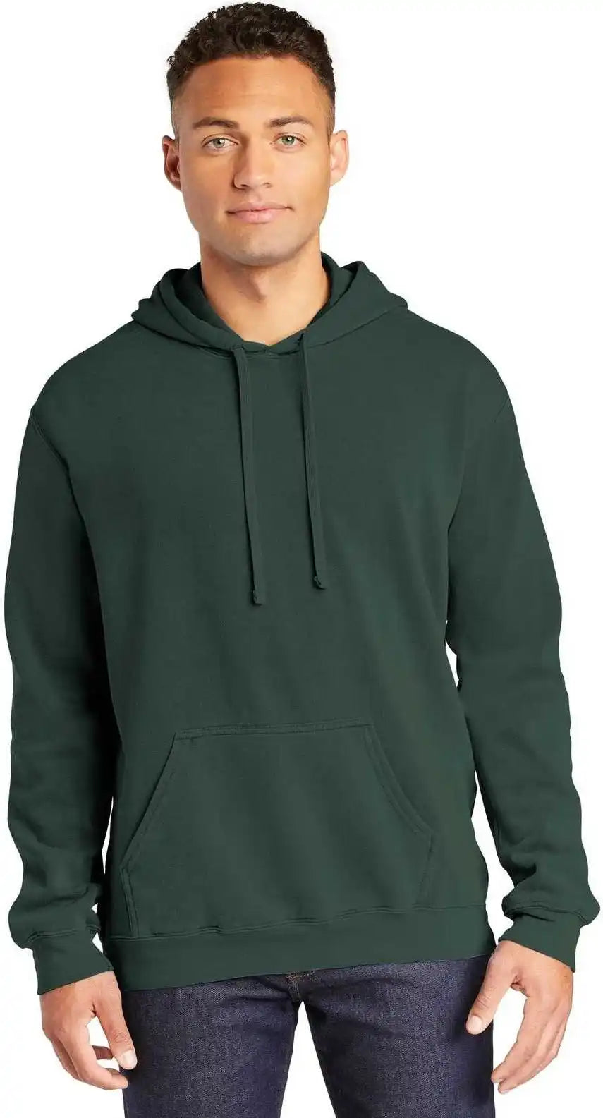 Comfort Colors 1567 Ring Spun Hooded Sweatshirt Blue Spruce