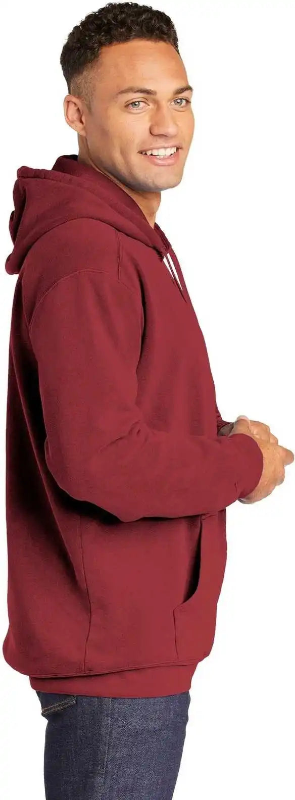 Comfort Colors 1567 Ring Spun Hooded Sweatshirt Crimson