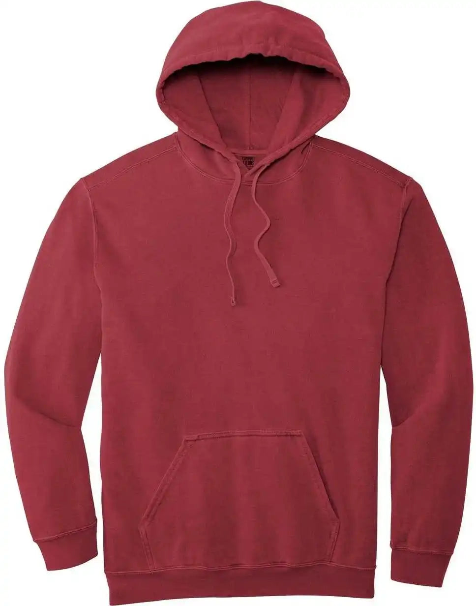 Comfort Colors 1567 Ring Spun Hooded Sweatshirt Crimson