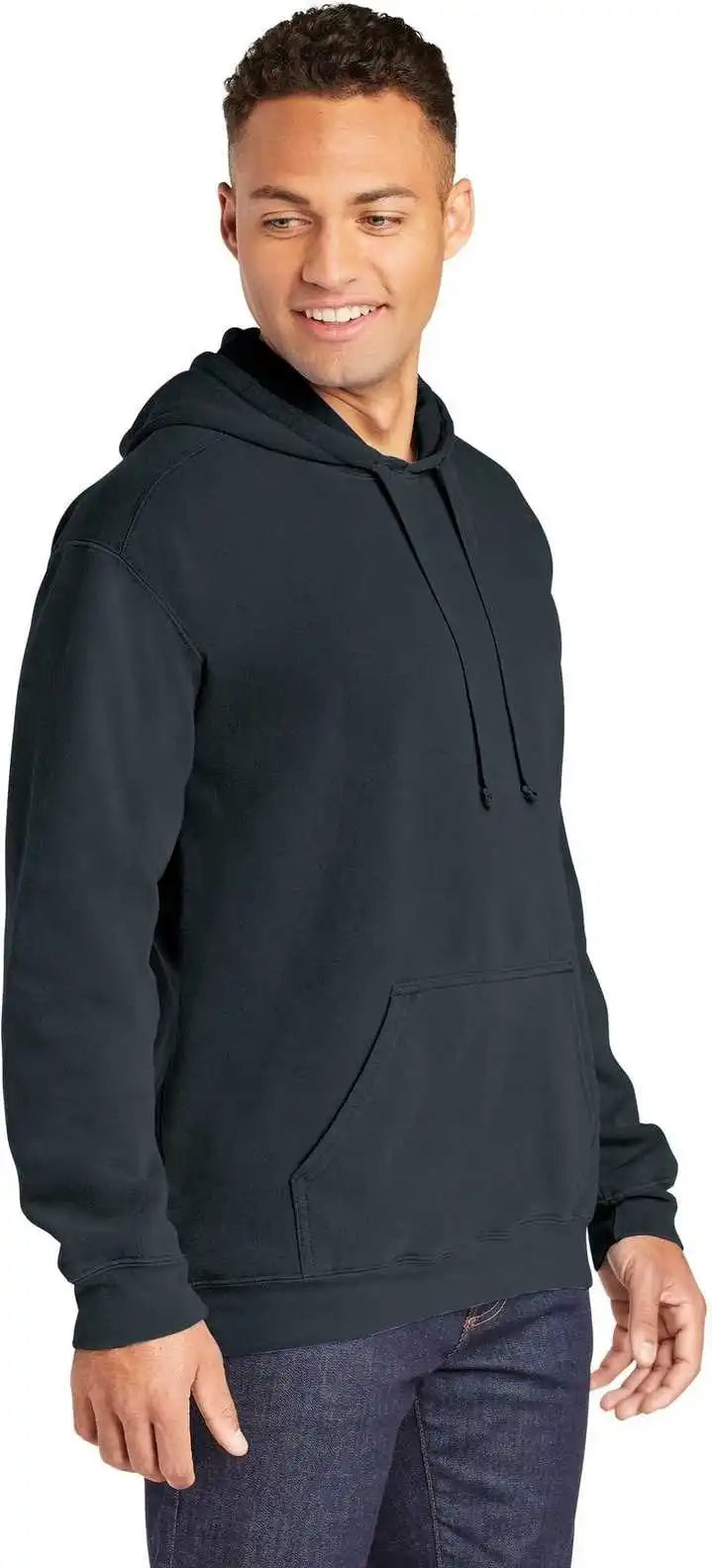 Comfort Colors 1567 Ring Spun Hooded Sweatshirt - Denim