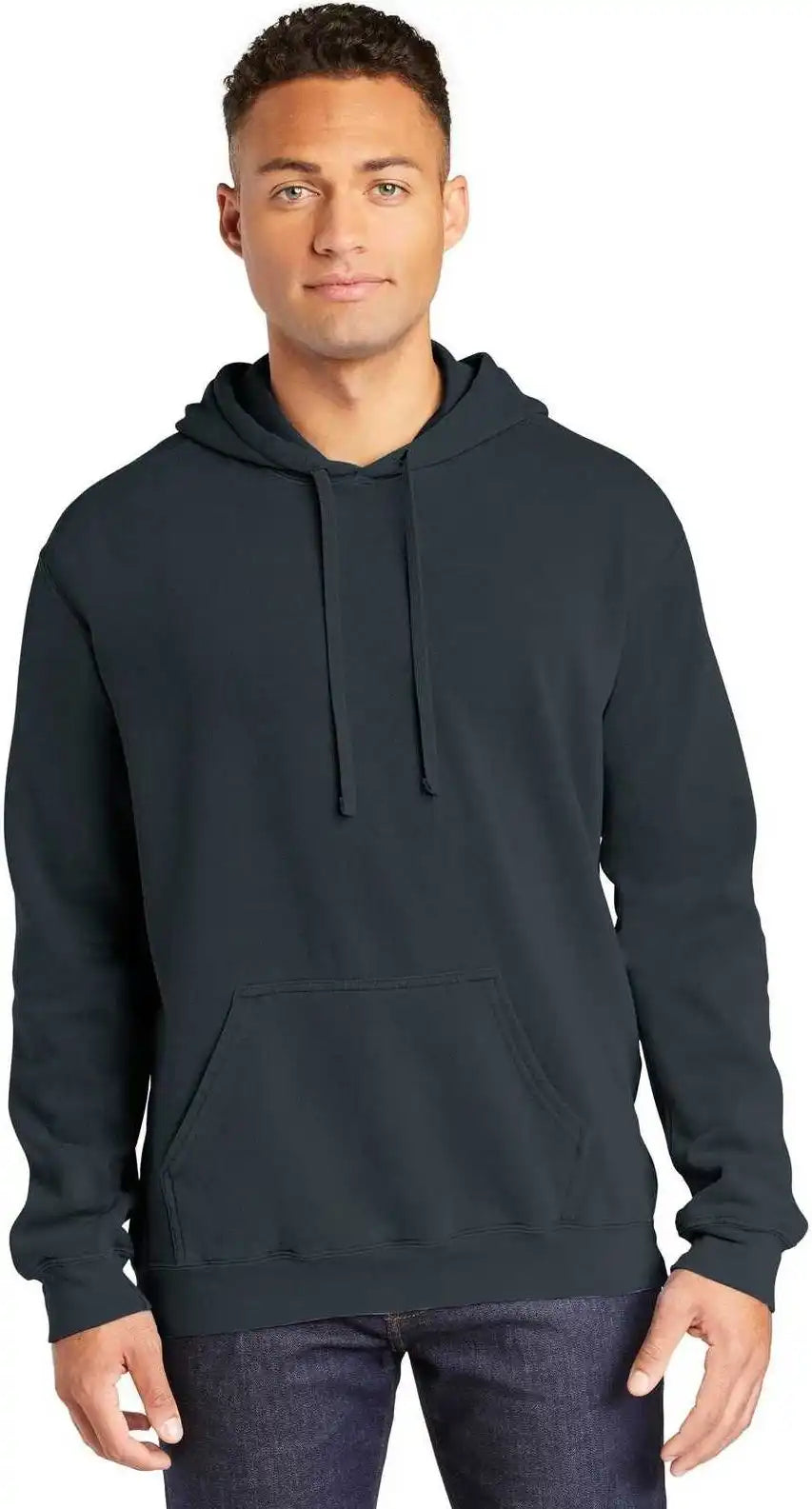 Comfort Colors 1567 Ring Spun Hooded Sweatshirt - Denim