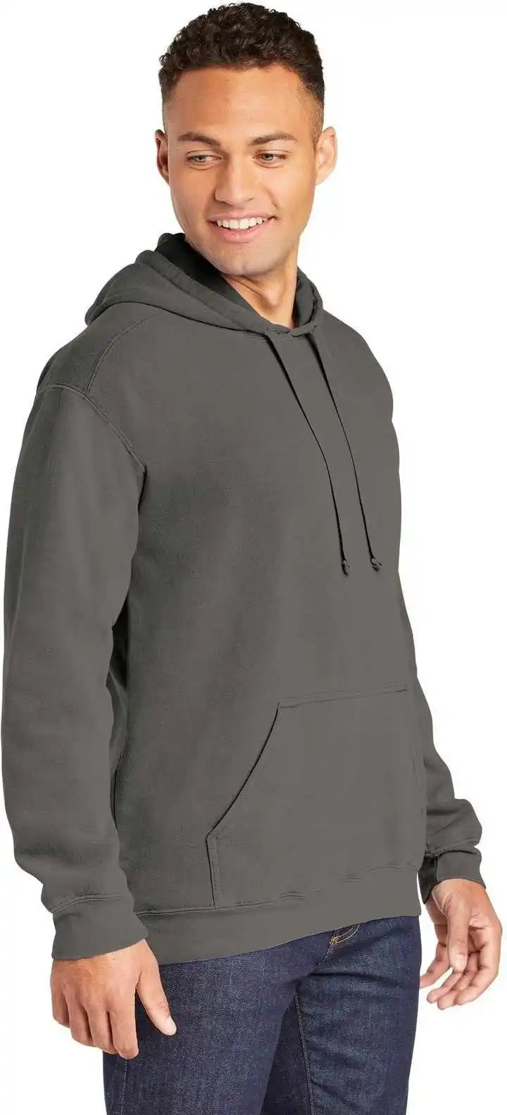 Comfort Colors 1567 Ring Spun Hooded Sweatshirt Gray