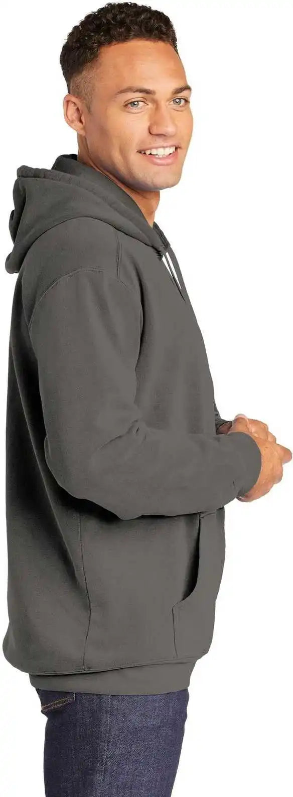 Comfort Colors 1567 Ring Spun Hooded Sweatshirt Gray