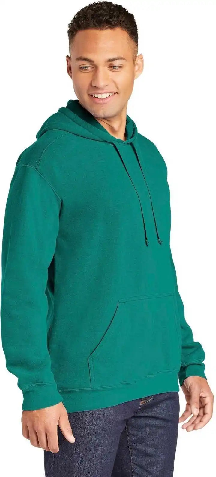 Comfort Colors 1567 Ring Spun Hooded Sweatshirt Seafoam