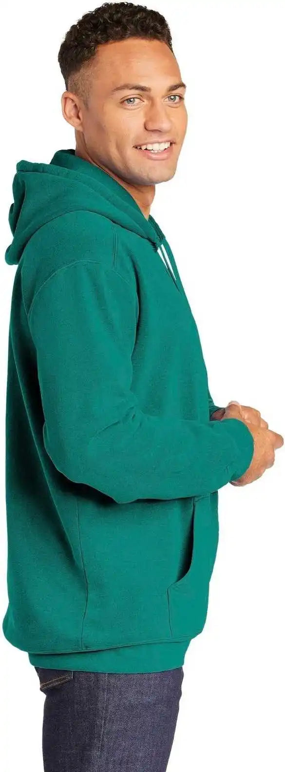 Comfort Colors 1567 Ring Spun Hooded Sweatshirt Seafoam