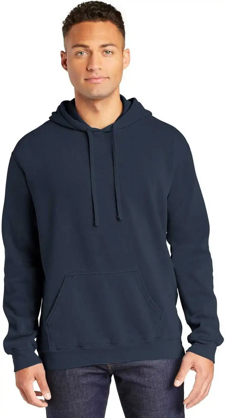 Comfort Colors 1567 Ring Spun Hooded Sweatshirt True Navy