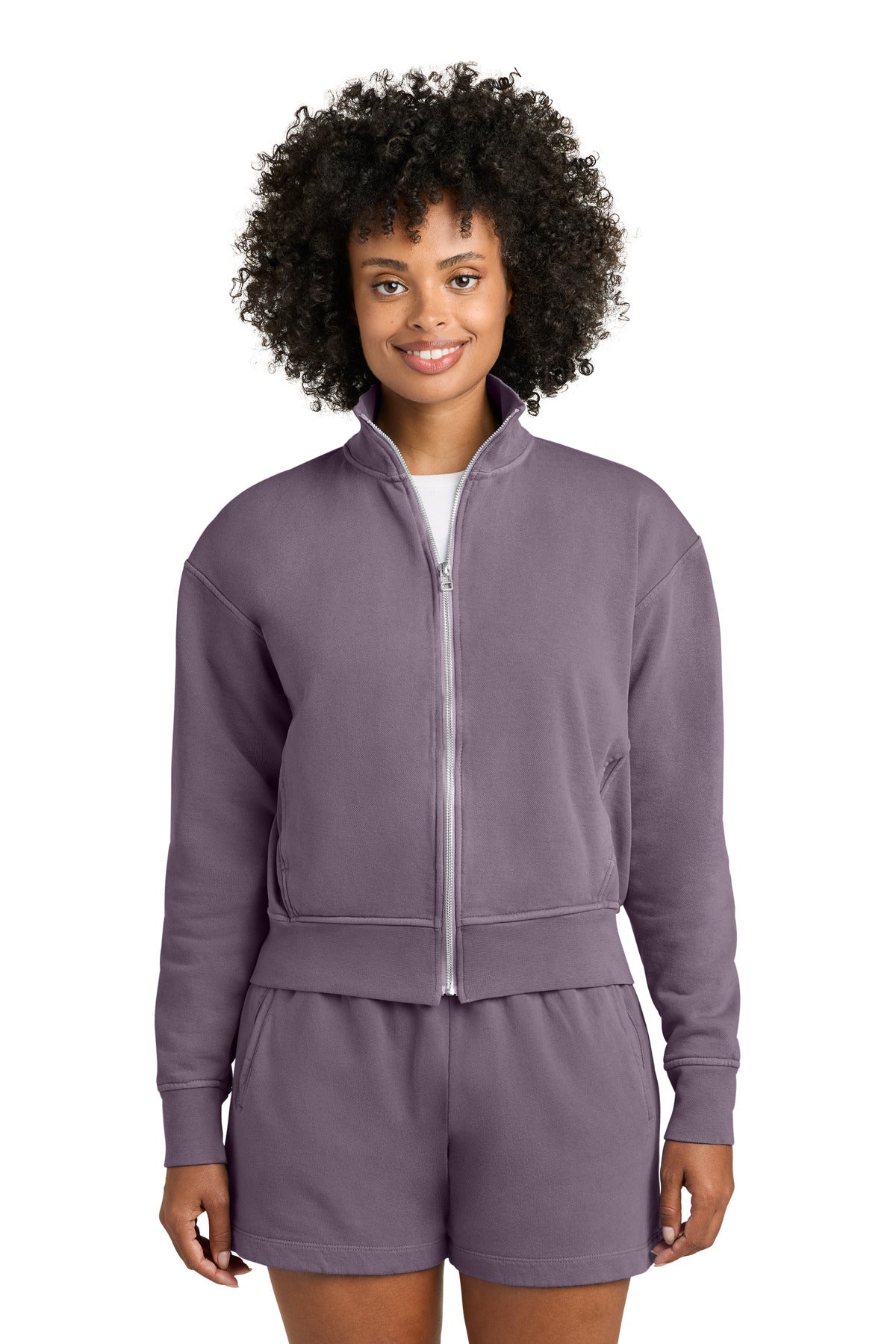 Comfort Colors 1570l Women’s Garment-dyed Full-zip Jacket - Dusk