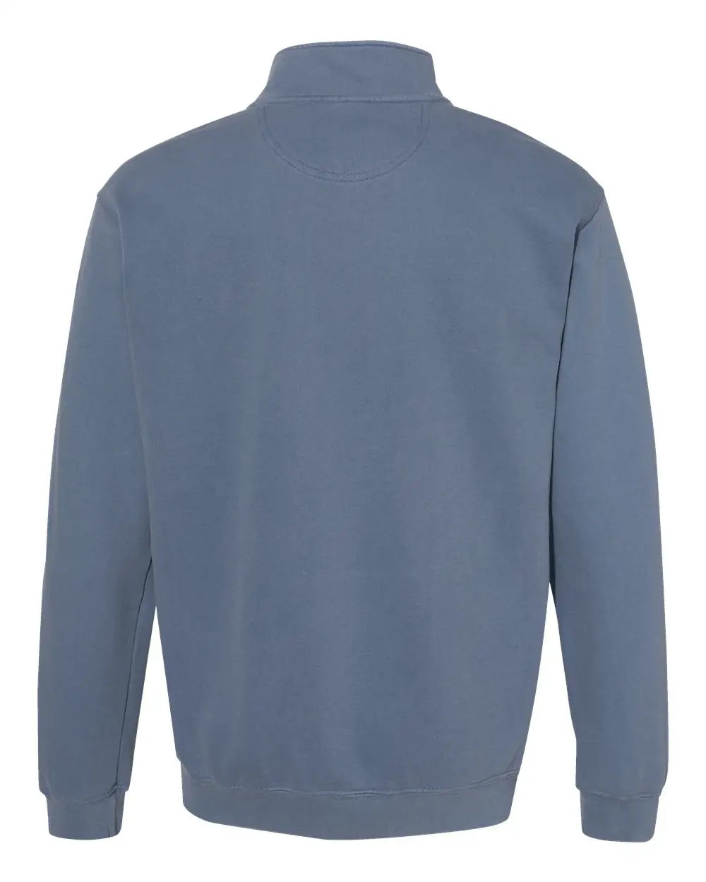 Comfort Colors 1580 Garment-dyed Quarter Zip Sweatshirt - Blue Jean