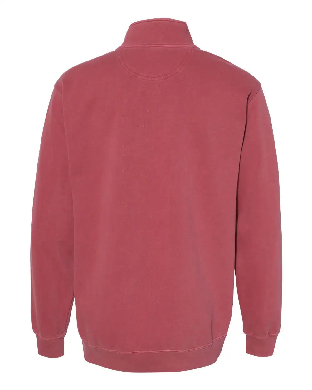 Comfort Colors 1580 Garment-dyed Quarter Zip Sweatshirt - Crimson