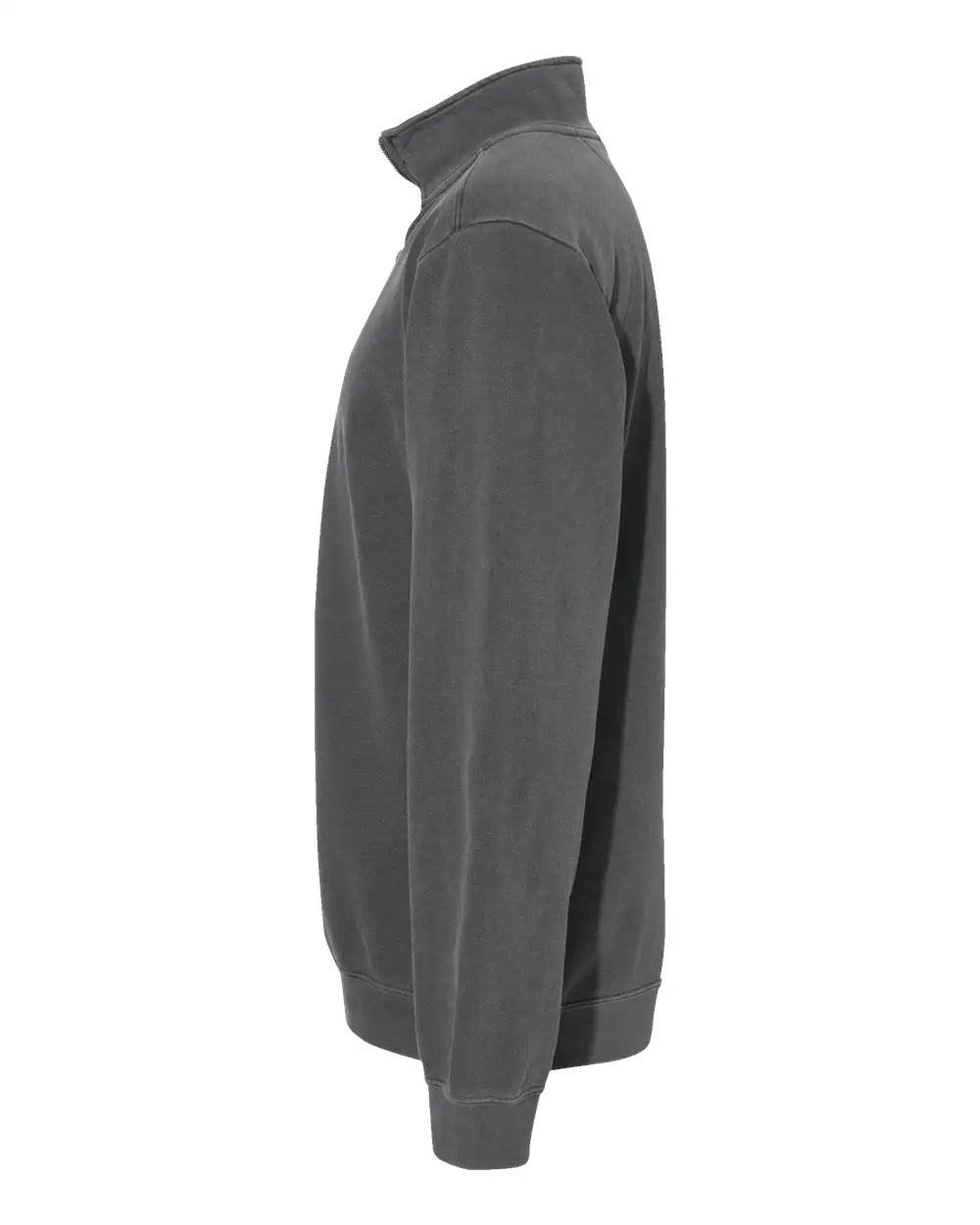 Comfort Colors 1580 Garment-dyed Quarter Zip Sweatshirt - Pepper