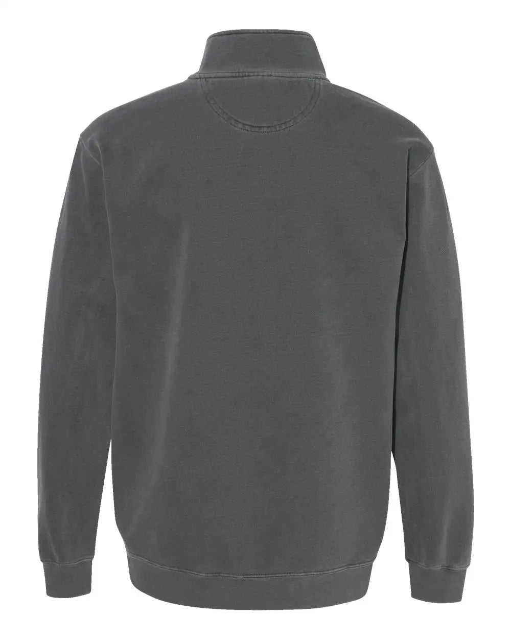 Comfort Colors 1580 Garment-dyed Quarter Zip Sweatshirt - Pepper