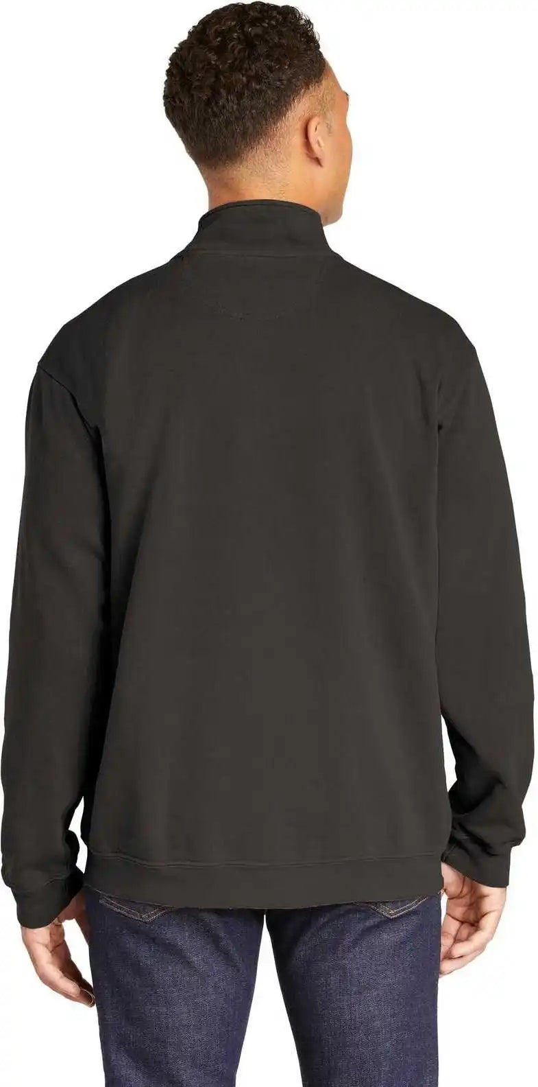 Comfort Colors 1580 Ring Spun 1/4 Zip Sweatshirt Pepper