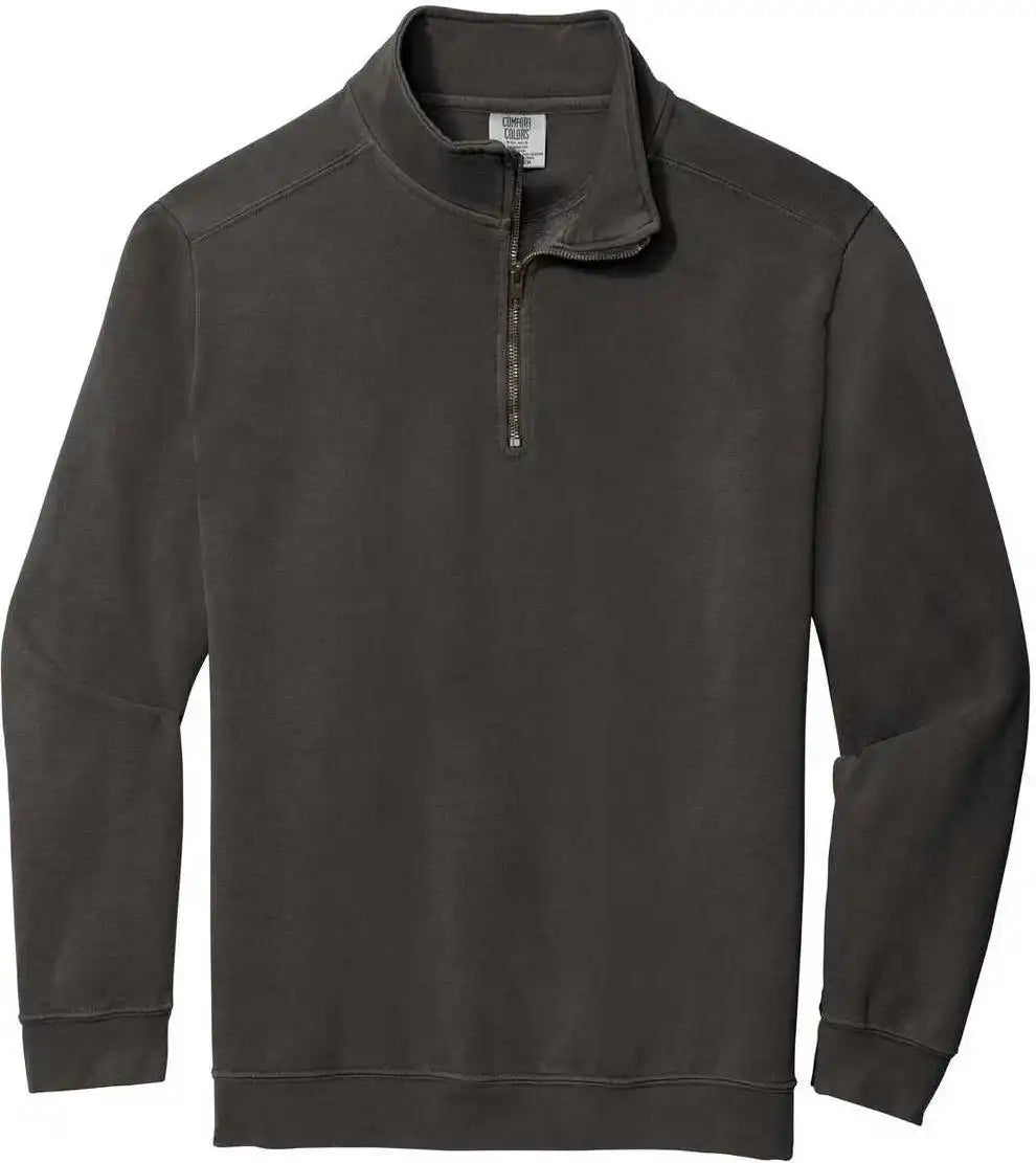 Comfort Colors 1580 Ring Spun 1/4 Zip Sweatshirt Pepper
