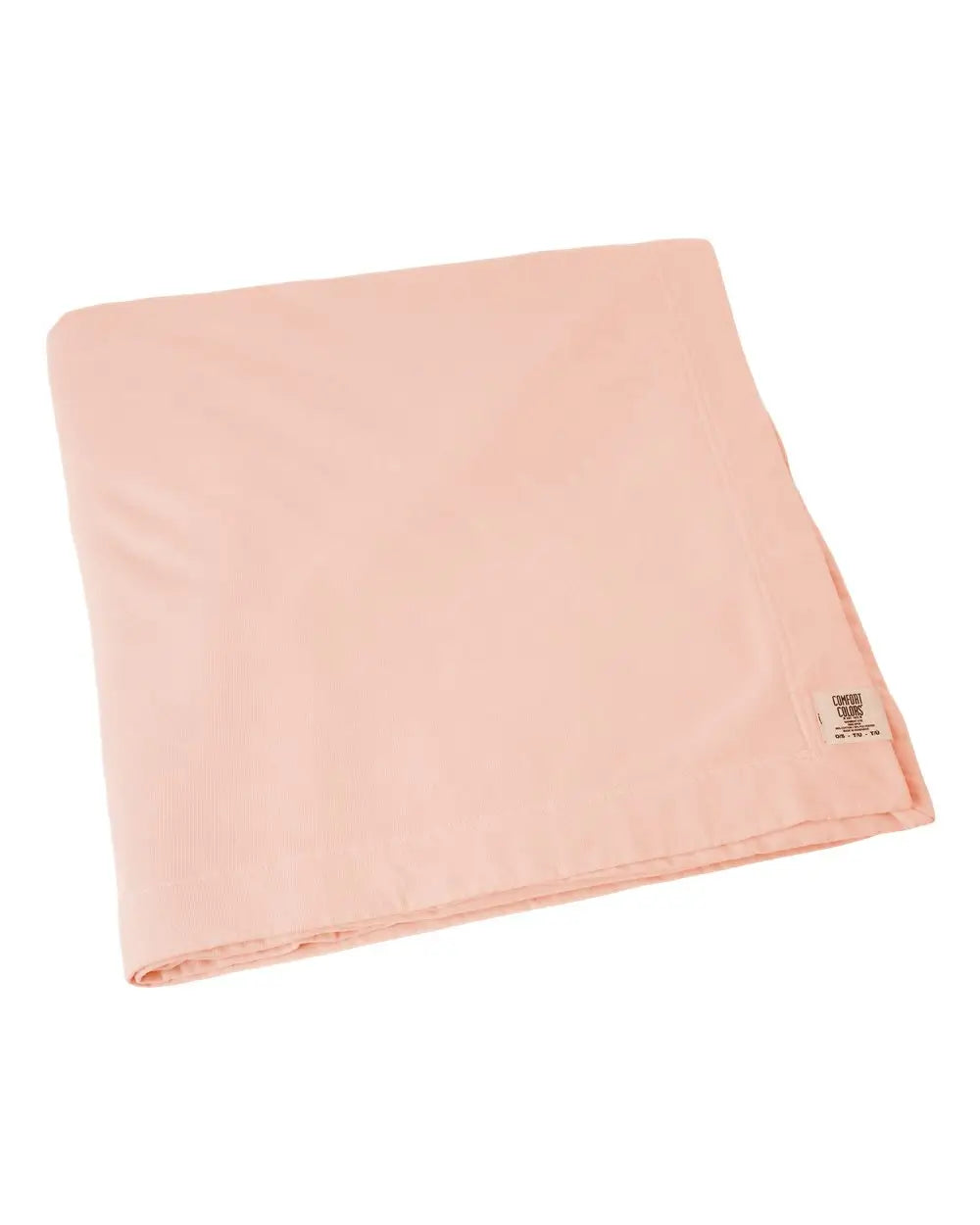 Comfort Colors 15bt Garment-dyed Fleece Dorm Blanket - Peachy - one Size Fits Most