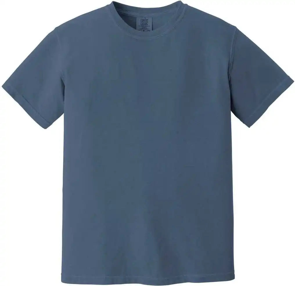 Comfort Colors 1717 Garment Dyed Heavyweight t Shirt Blue Jean