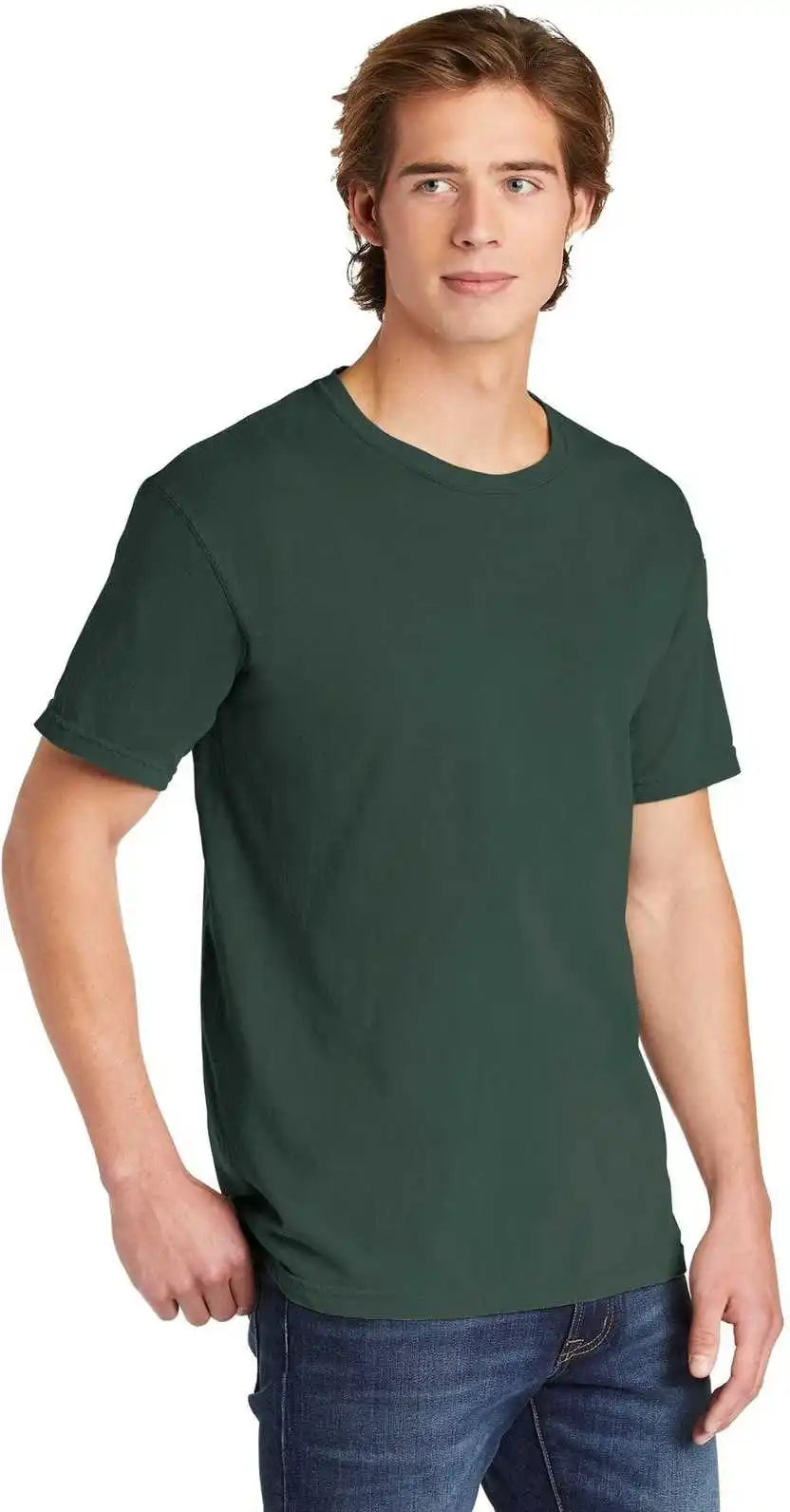 Comfort Colors 1717 Garment Dyed Heavyweight t Shirt Blue Spruce