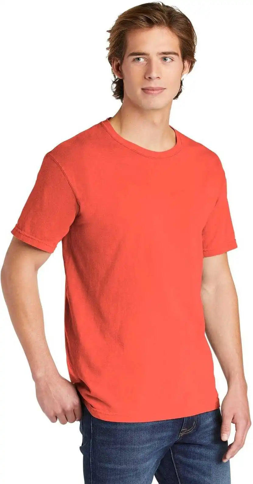 Comfort Colors 1717 Garment Dyed Heavyweight t Shirt Bright Salmon
